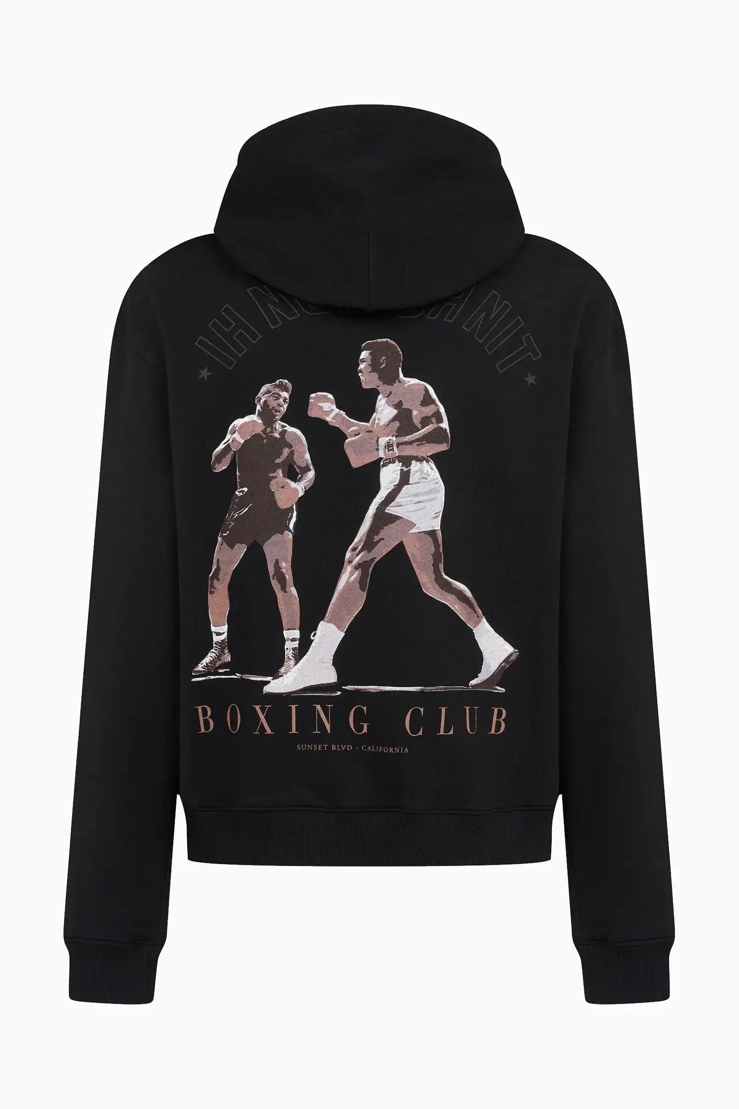Boxing Fight Print Hoodie Ih Nom Uh Nit.
