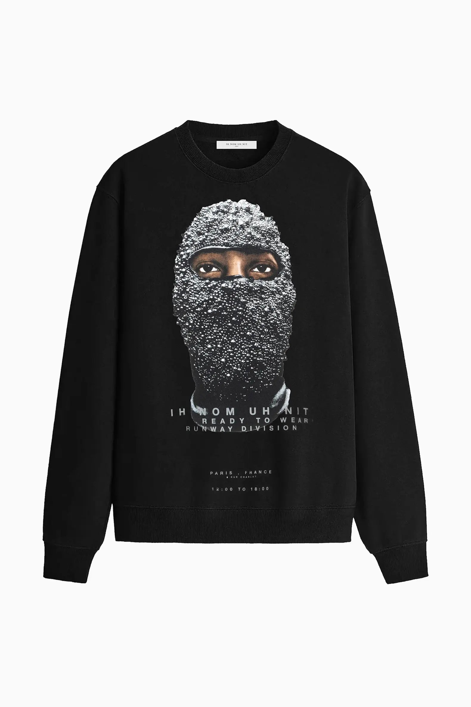 CREWNECK BLACK MASK Ih Nom Uh Nit.