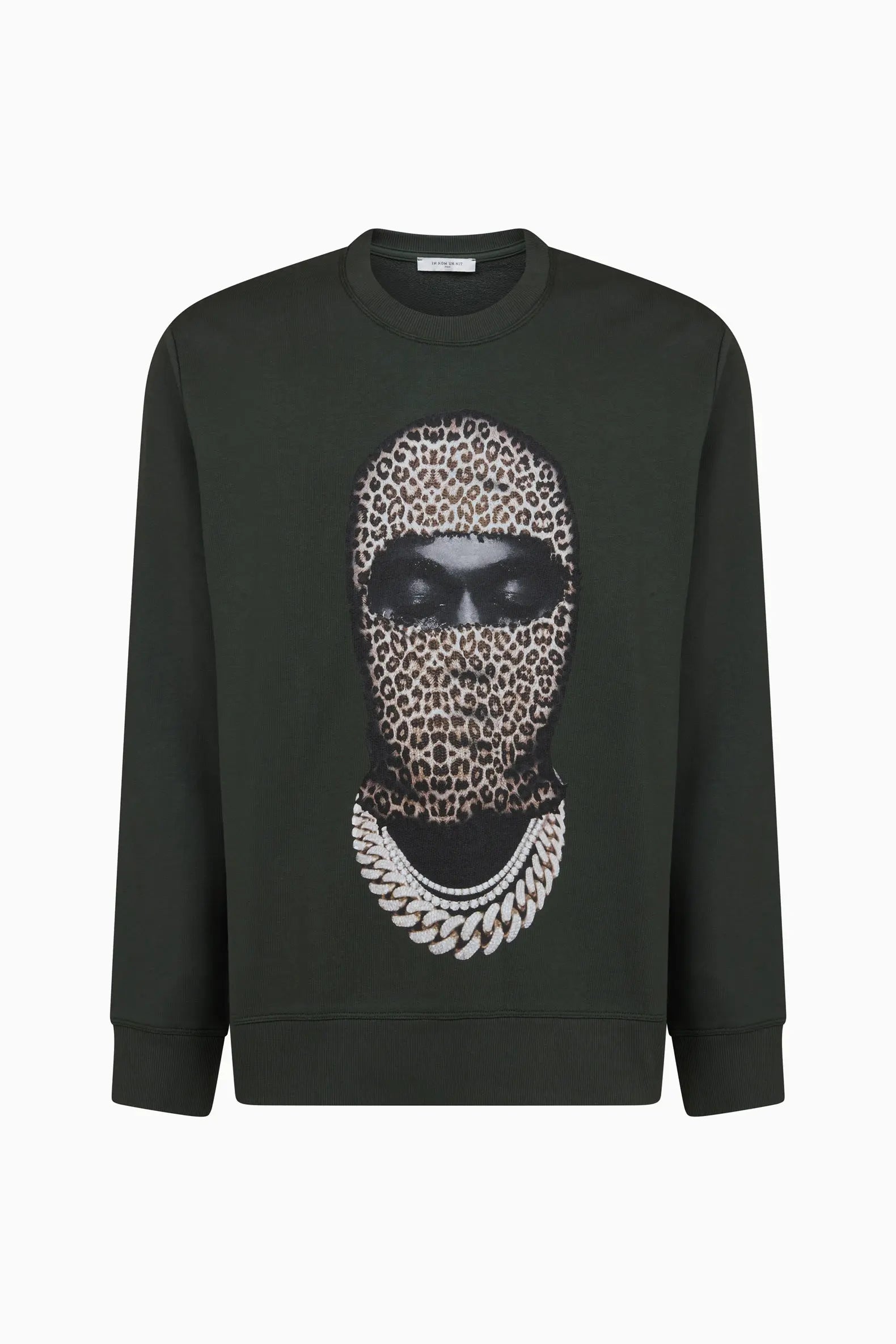 Leopard Mask Crewneck Ih Nom Uh Nit.