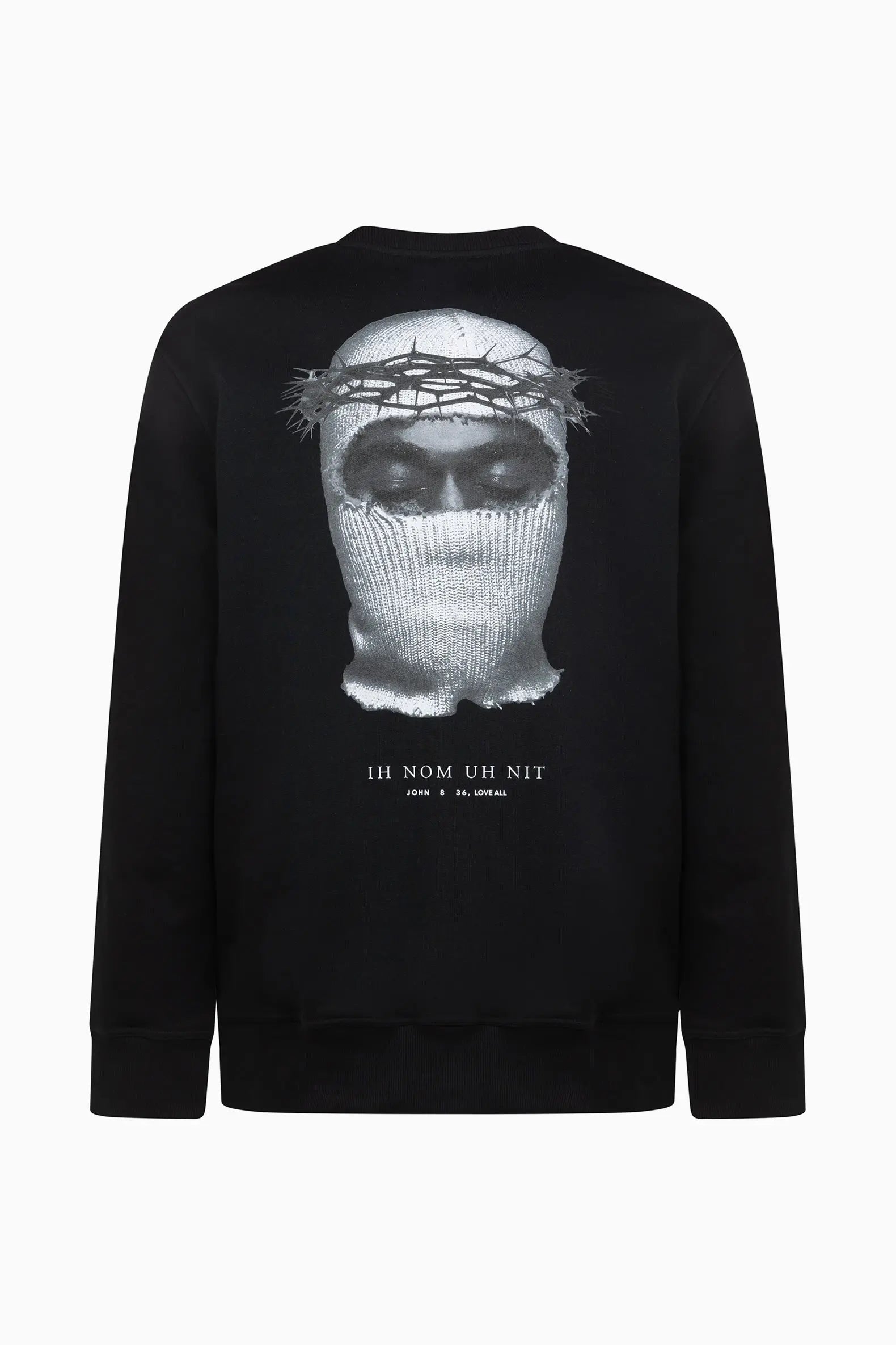 Crowned Mask Crewneck Ih Nom Uh Nit.