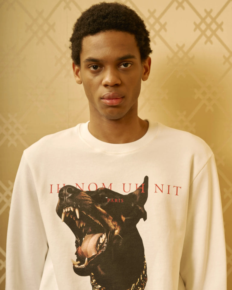 Dobermann Graphic Crewneck Ih Nom Uh Nit.