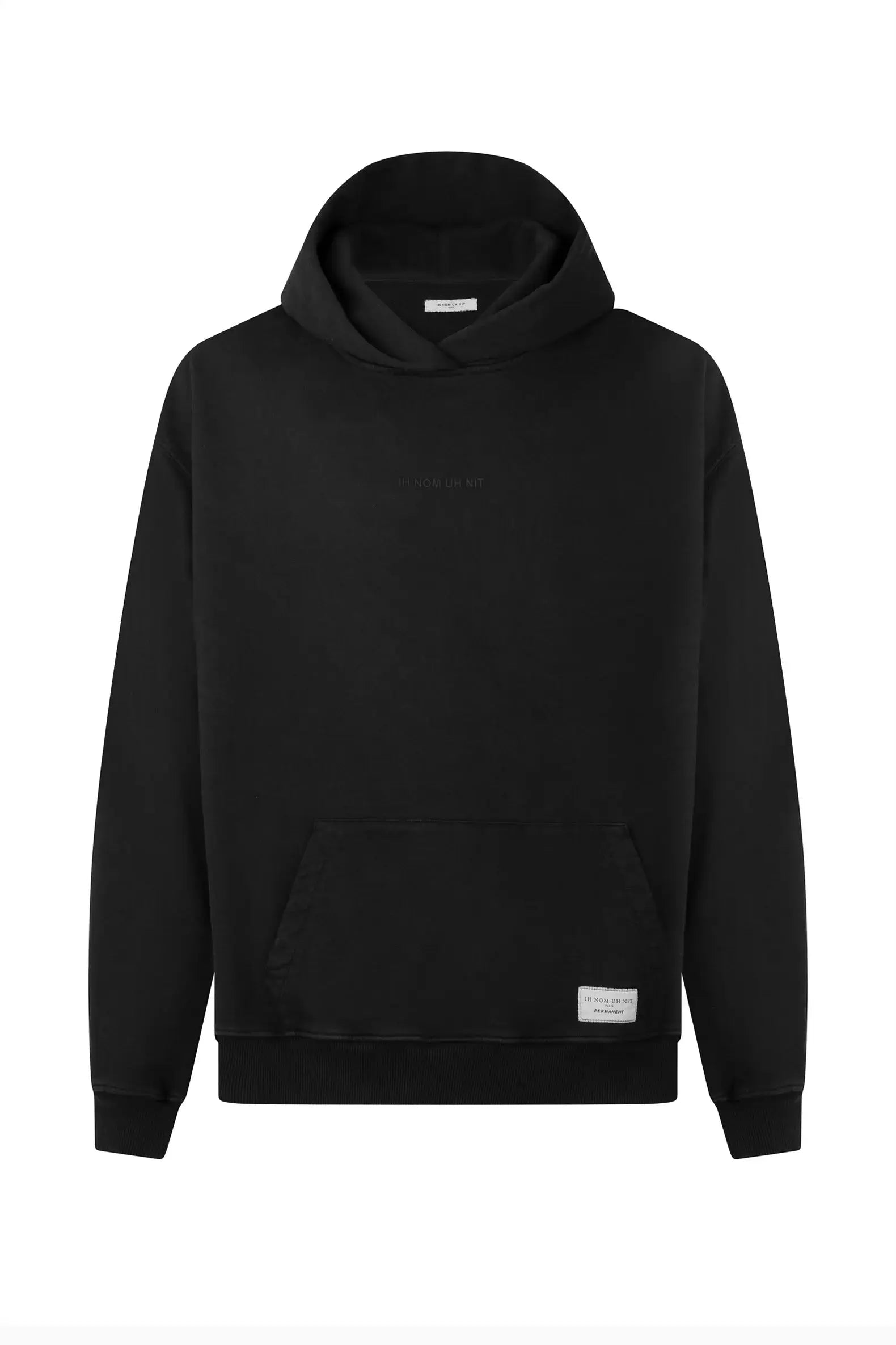 Hoodie with Silicone Logo and Branded Patch Ih Nom Uh Nit sweatshirt