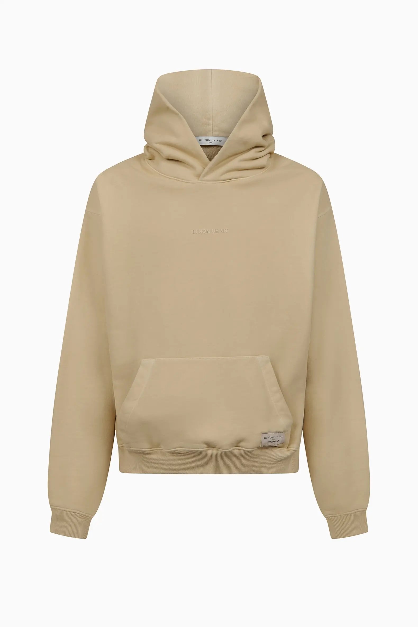 Hoodie with Silicone Logo and Branded Patch Ih Nom Uh Nit sweatshirt