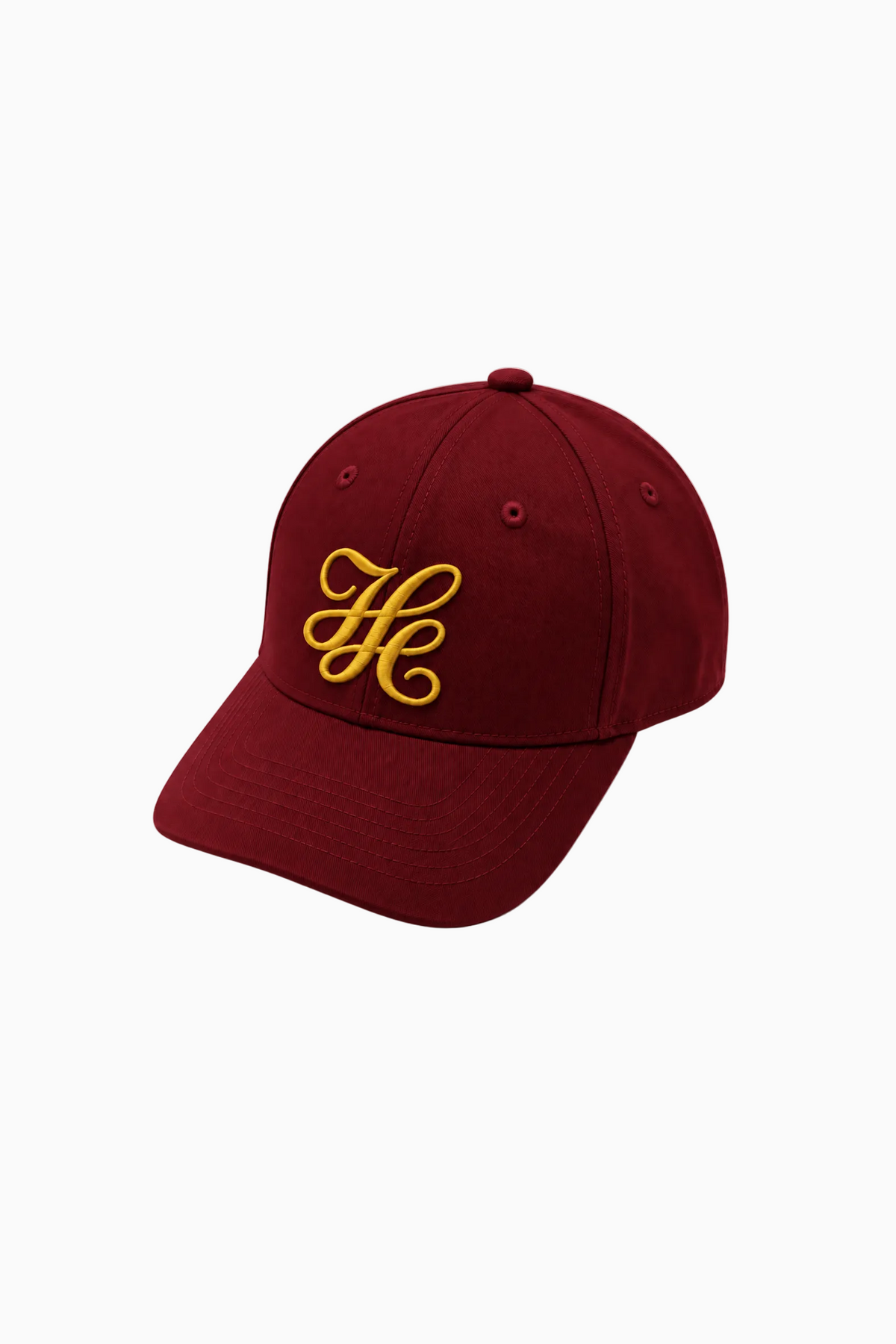 IH NOM UH NIT FW26 cotton twill cap with embroidered monogram and curved visor 