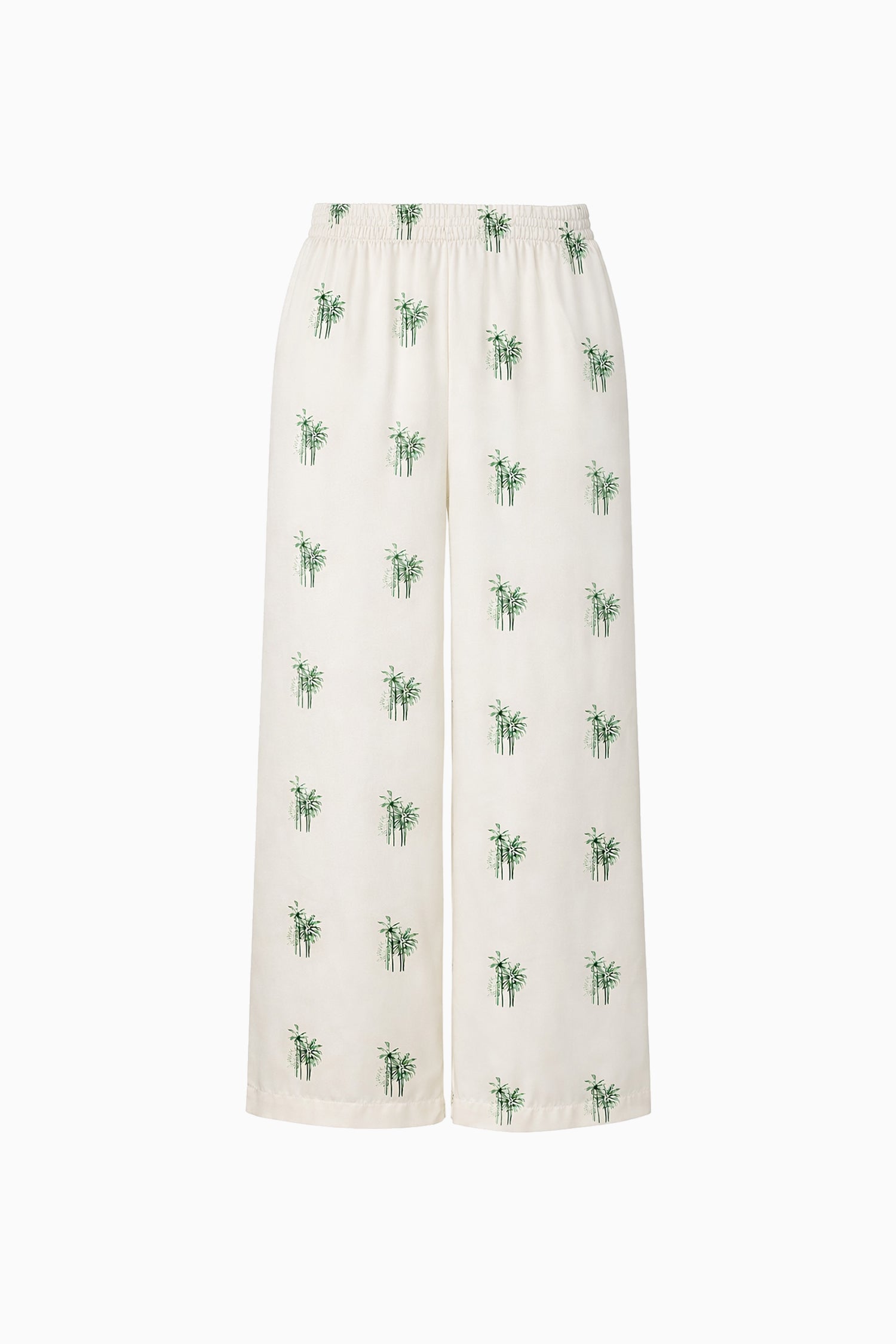 IH NOM UH NIT palm print pajama pants in viscose with relaxed fit
