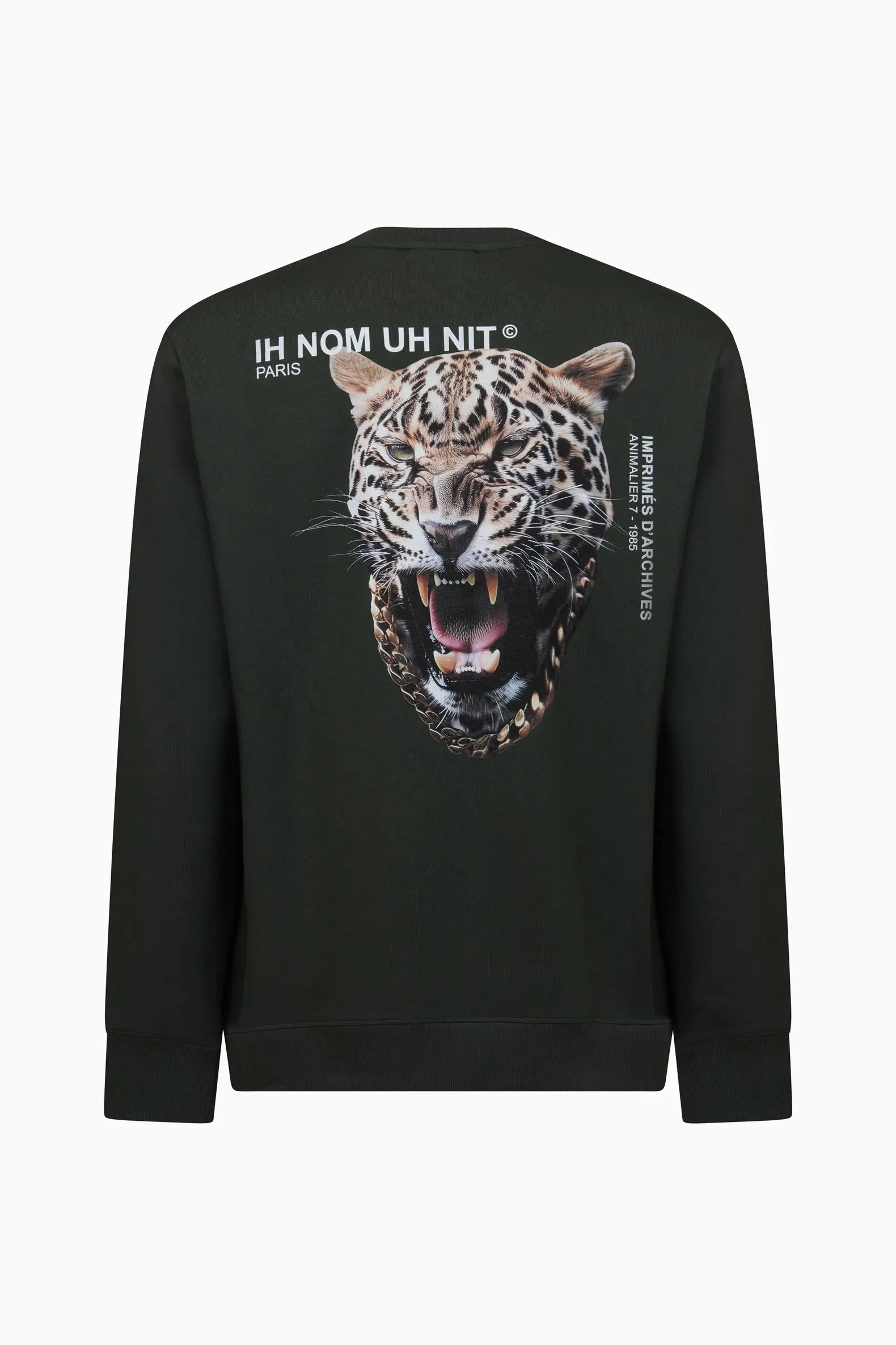 Leopard Print Crewneck Ih Nom Uh Nit.