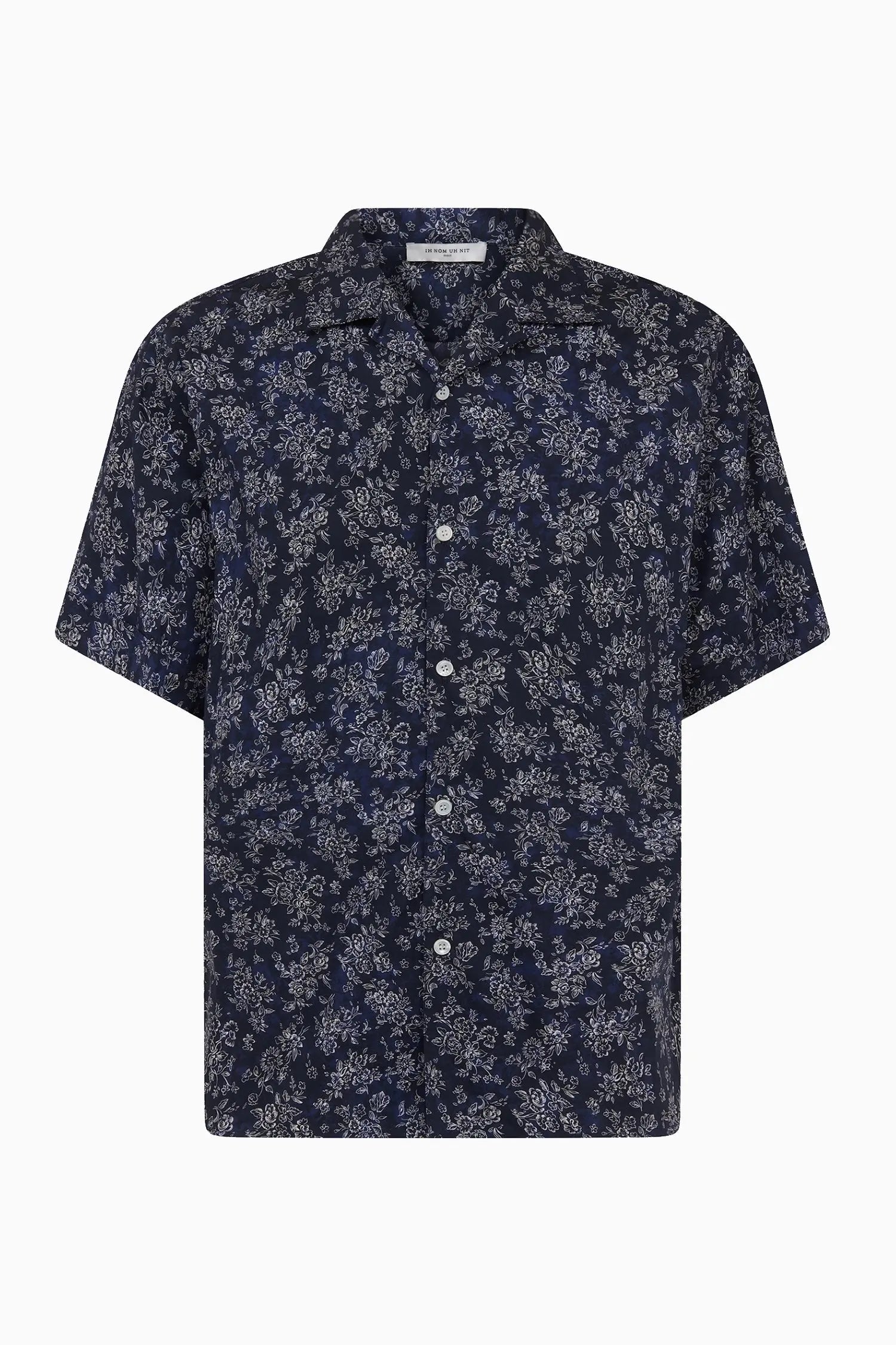 BOWLING SHIRT WITH LEAF DESIGN Ih Nom Uh Nit.