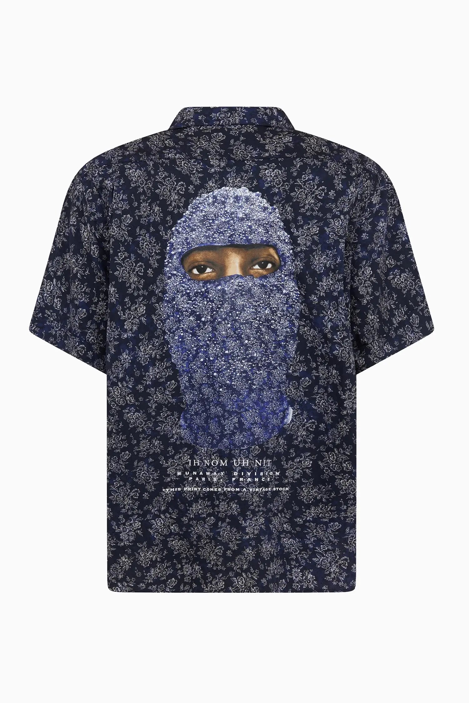 BOWLING SHIRT WITH LEAF DESIGN Ih Nom Uh Nit.