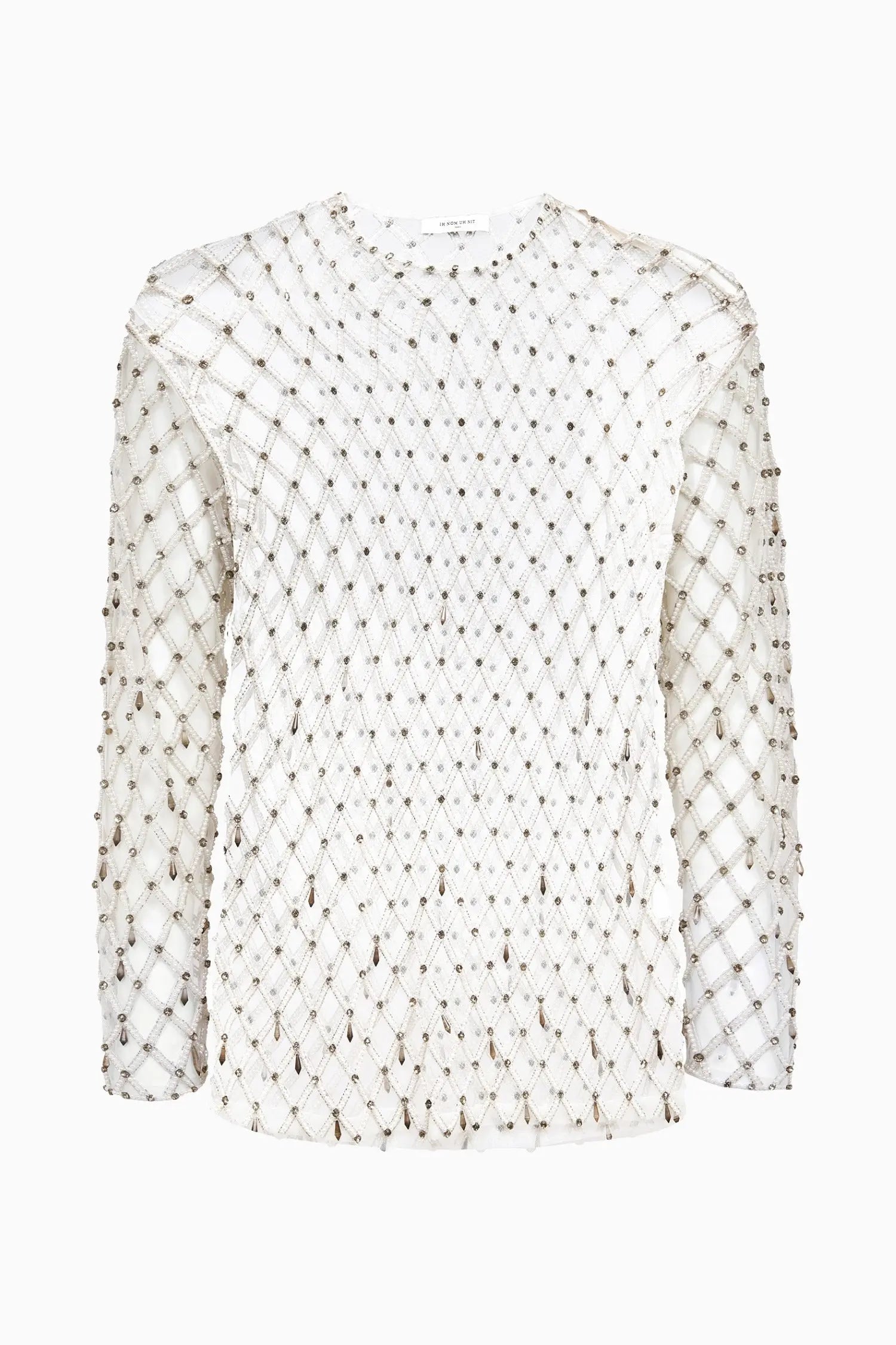Embroidered long sleeve tee Ih Nom Uh Nit.