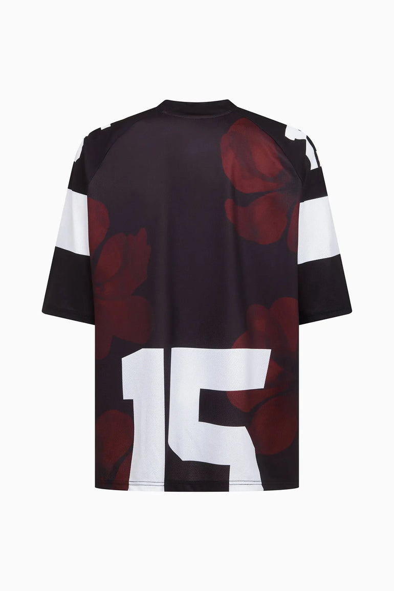Floral Accent Sports Jersey Ih Nom Uh Nit.