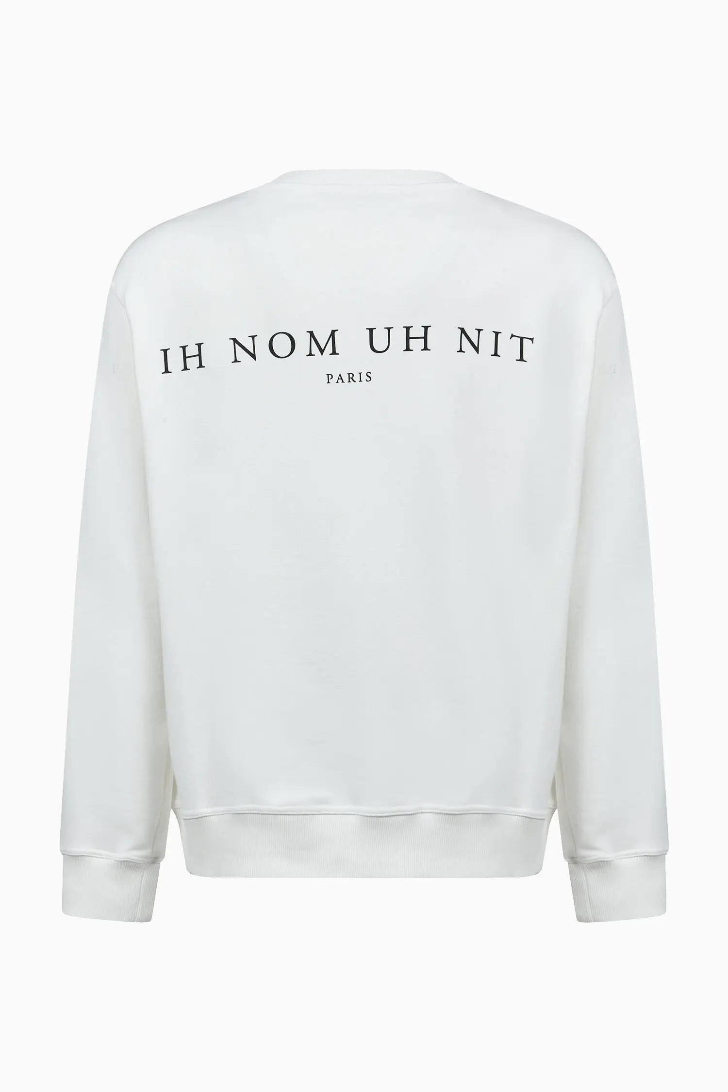 CREWNECK WITH MASK AND ROSES Ih Nom Uh Nit.