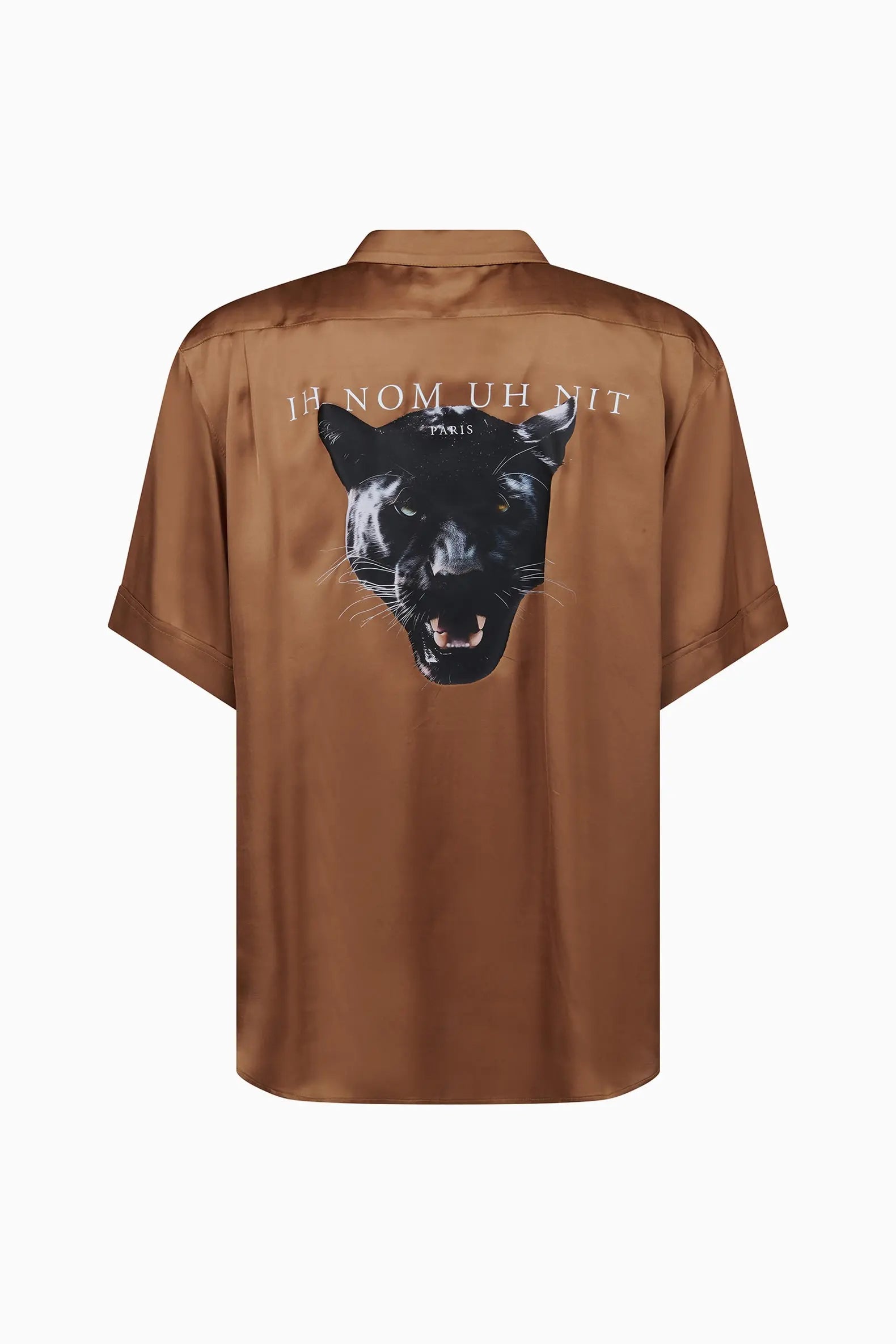 Satin Panther Bowling Shirt Ih Nom Uh Nit.