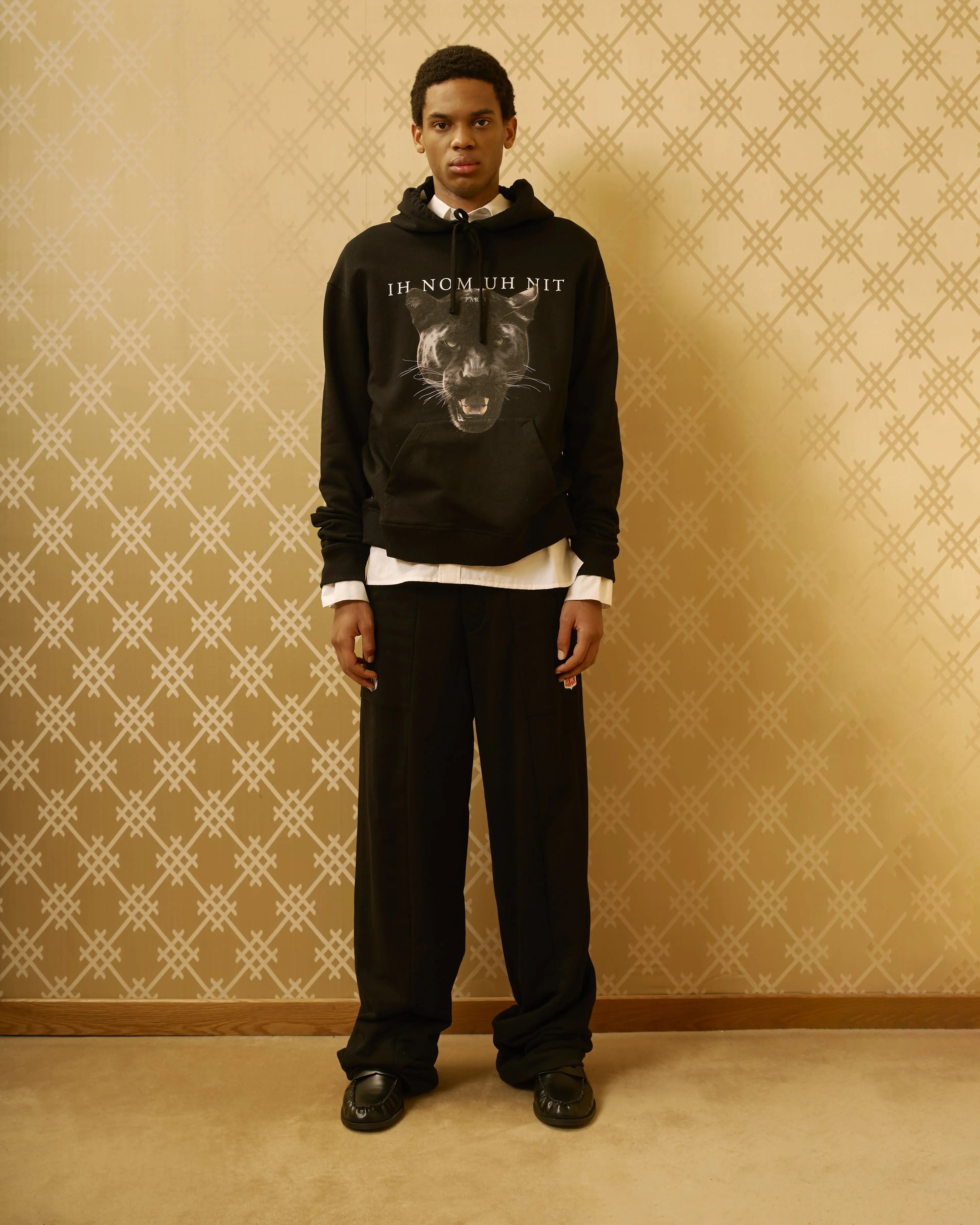 Wide-Leg Fleece Pants Ih Nom Uh Nit.