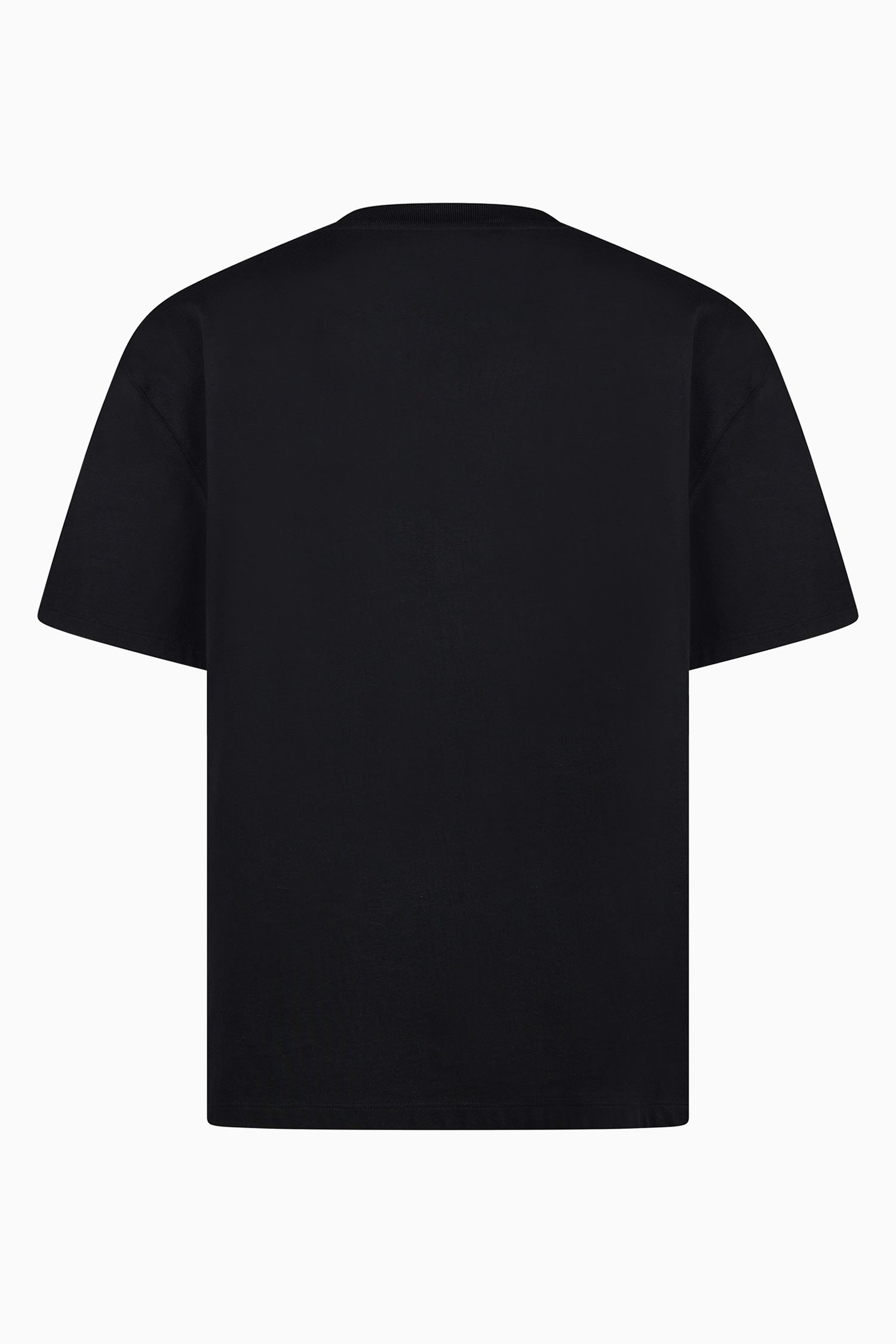 Ih Nom Uh Nit black cotton T-shirt with cowgirl graphic and logo text